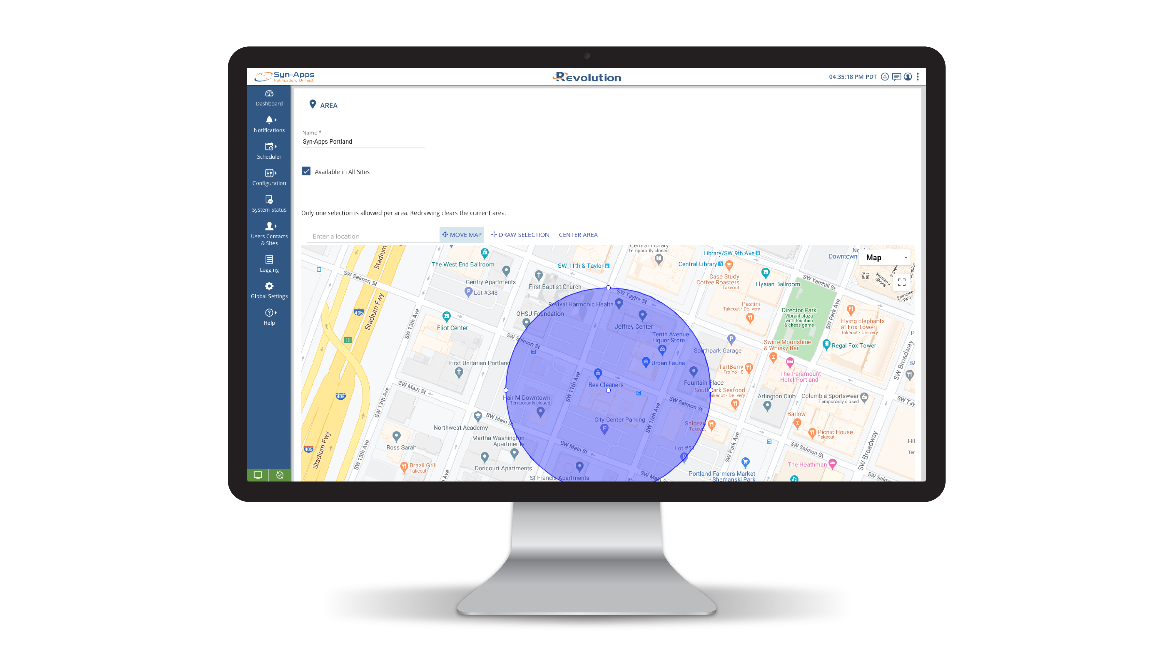 Revolution Geofence Boundary