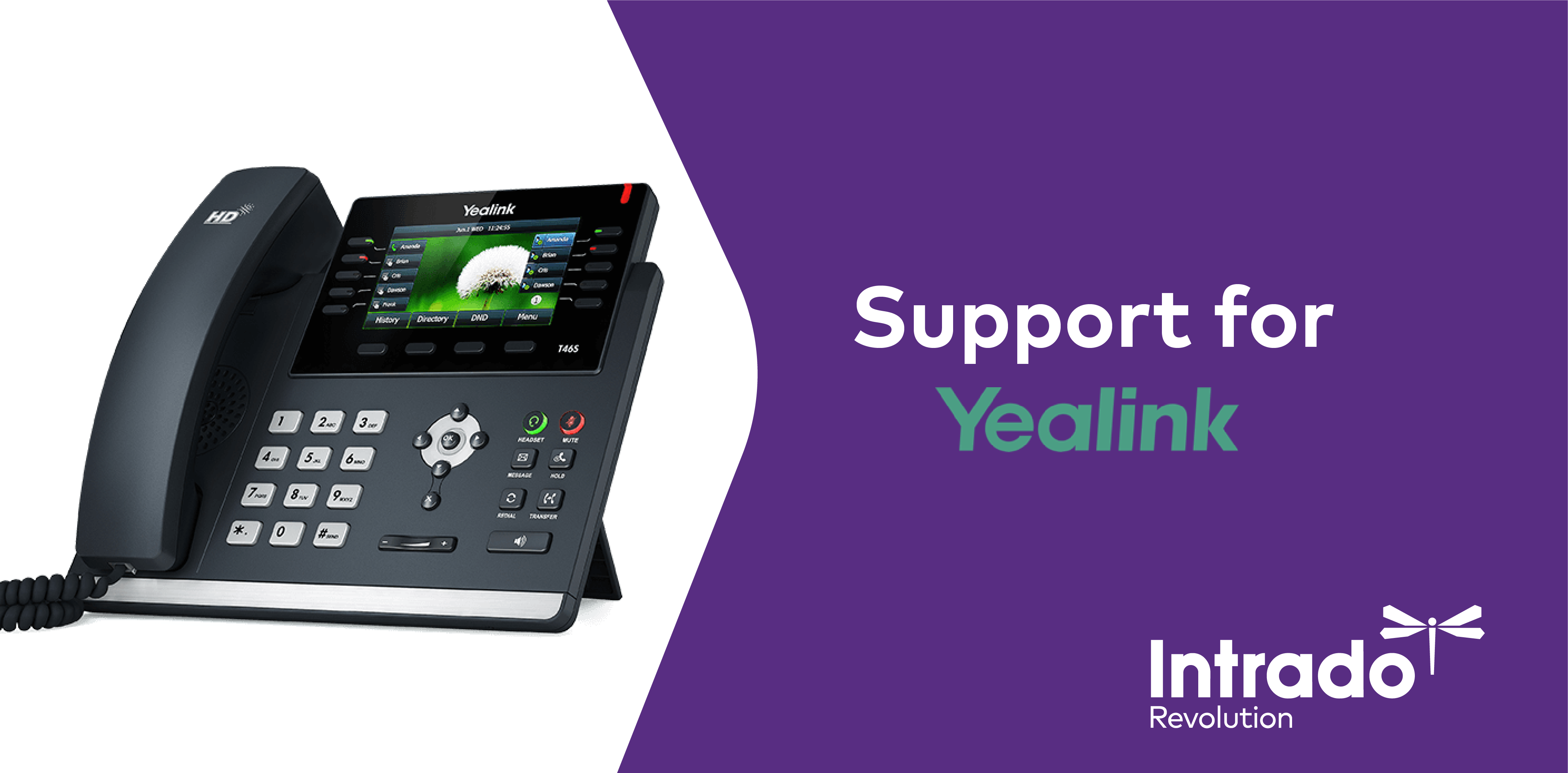 Support for yealink phones